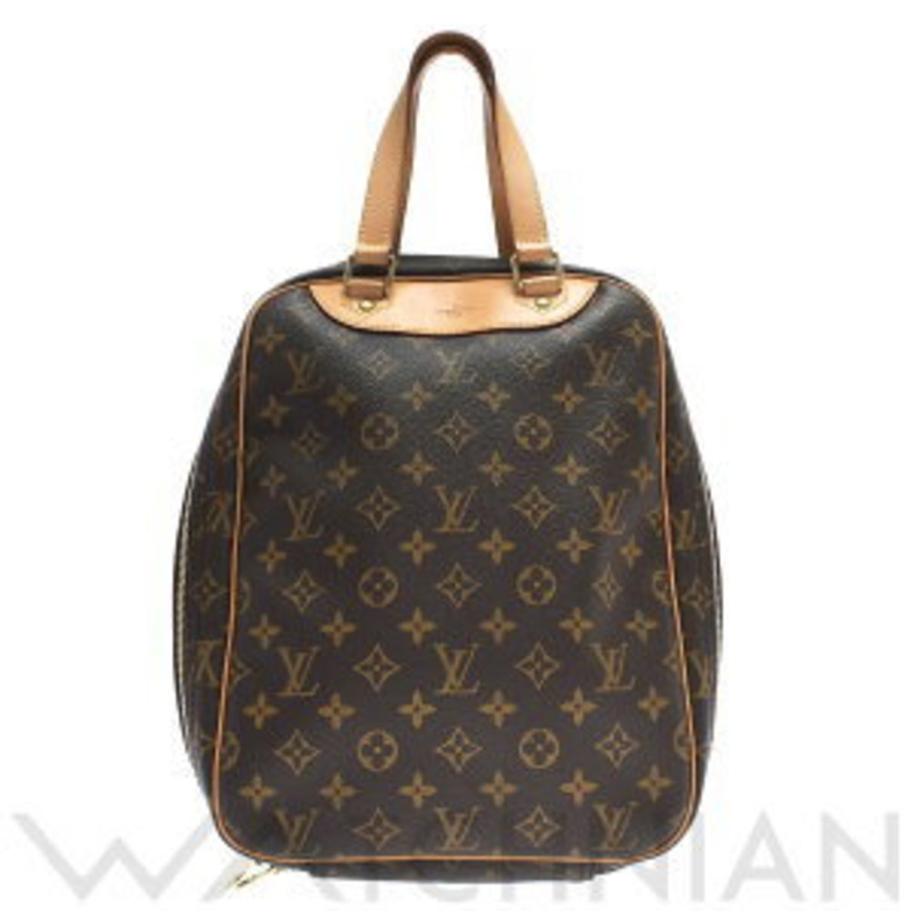 Louis Vuitton Monogram Excursion Maroon Canvas Nubuck Leather Handbag